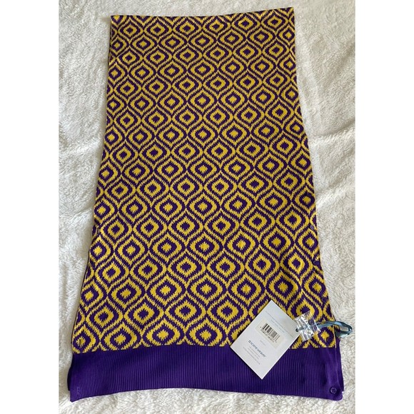Scene Weaver Papillon Scarf Purple/Yellow Many Ways to Wear Scarf/Shawl etc. NEW - Picture 1 of 12